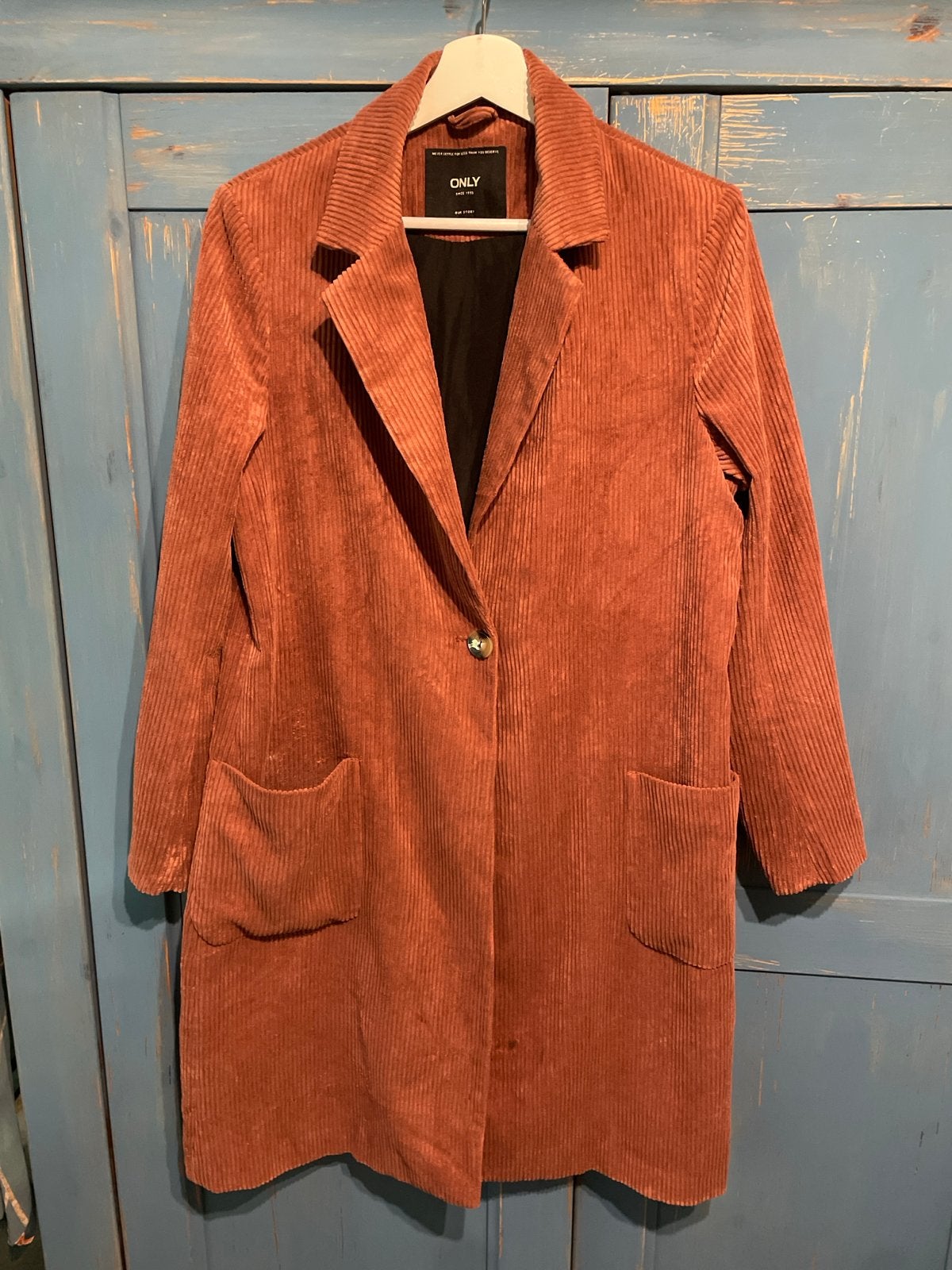 ONLY ONLASTRID CORDUROY COAT OTW - Maat L, Kleding | Dames, Ophalen of Verzenden, Gedragen, Maat 42/44 (L), Roze