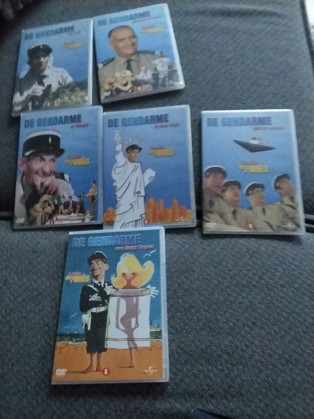 De Gendarme Collectie - 6 DVD's met Louis de Funès, Ophalen, Alle leeftijden, Nederlands, Frans