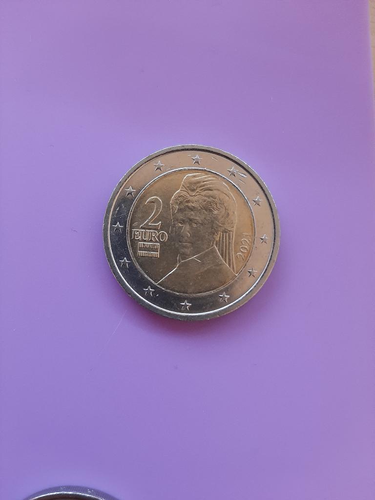 2021 Oostenrijk 2 euro, Postzegels en Munten, Munten | Europa | Euromunten, Verzenden, Oostenrijk, 2 euro, Losse munt