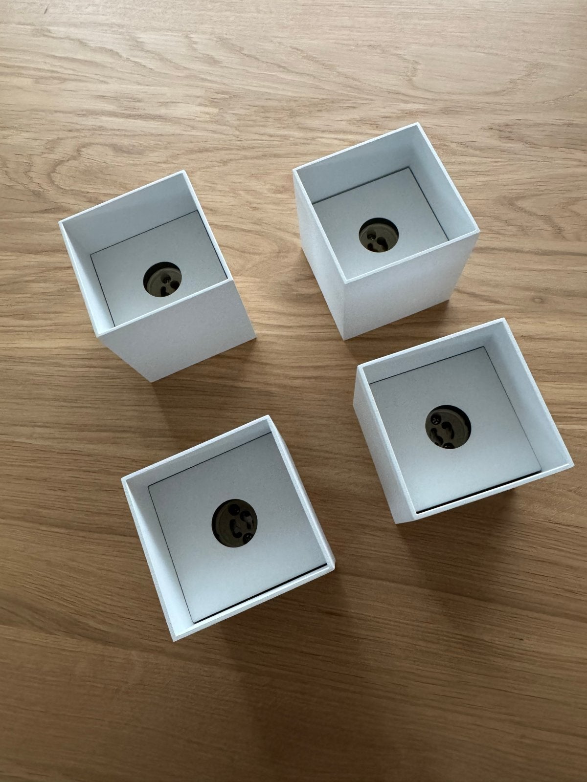 DeltaLight Boxy Opbouwspot - Set van 4, Ophalen, GU10, Opbouwspot, Overige merken