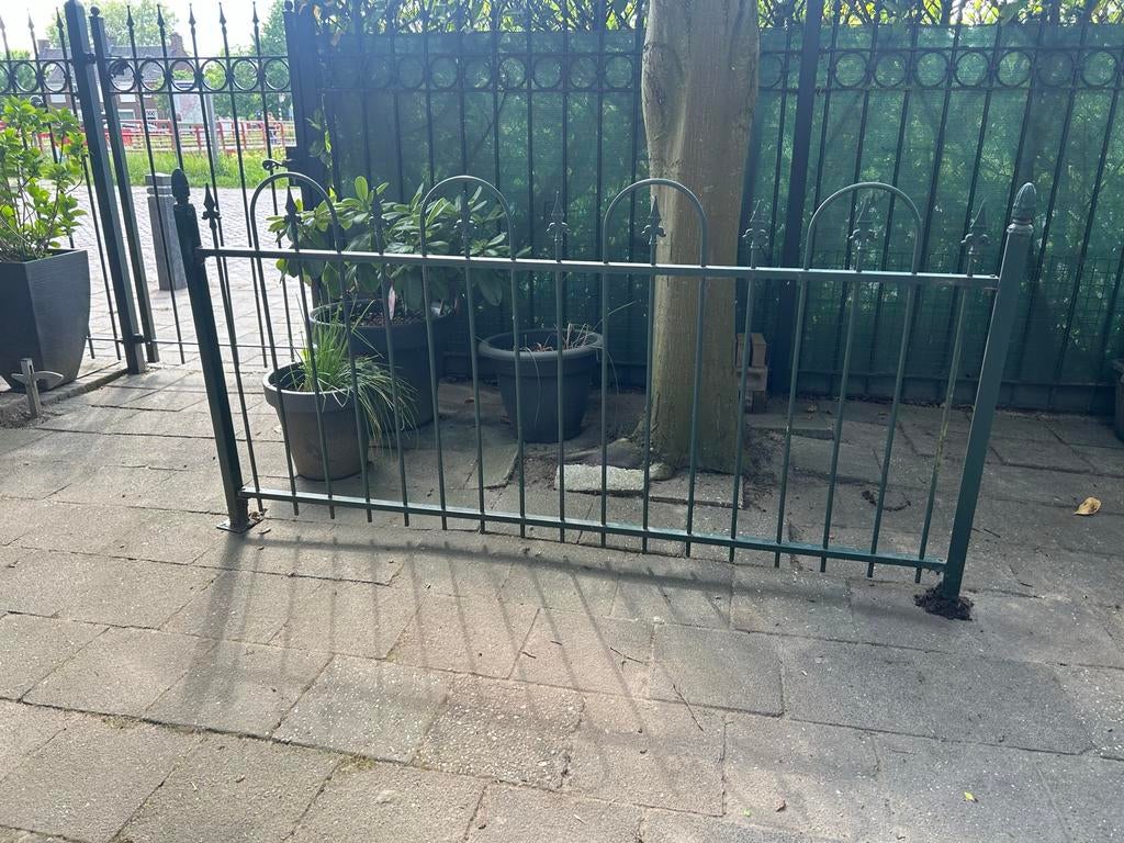 Decoratief ijzeren hekwerk, Tuin en Terras, Tuinhekken en Hekwerk, Zo goed als nieuw, Sierhekwerk, IJzer, Ophalen