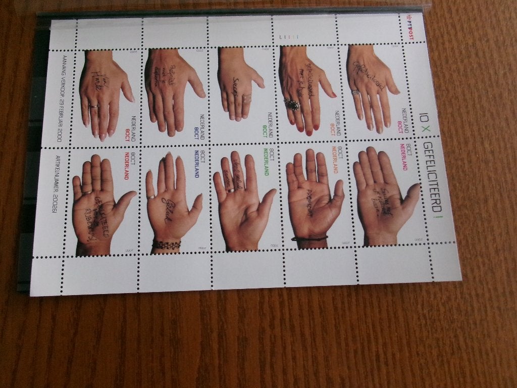 2000 - pf vel 10 x gefeliciteerd (88f), Postzegels en Munten, Postzegels | Nederland, Verzenden, Postfris