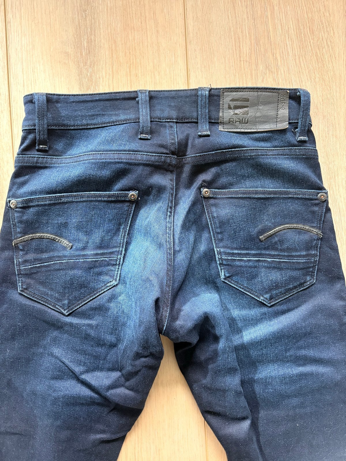 G-Star RAW Revend Super Slim Jeans W27 L30, Ophalen of Verzenden, Zo goed als nieuw, Blauw, W32 (confectie 46) of kleiner