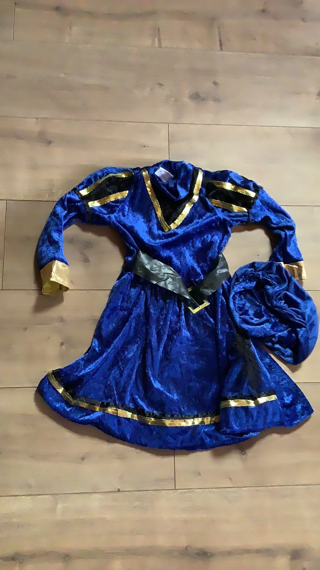 Zwarte piet jurkje  met muts, Ophalen of Verzenden, Zo goed als nieuw, 110 t/m 116, Meisje