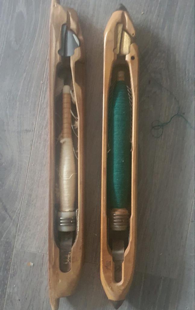 2 weefschuiten à €25,- weven spinnewiel weefgetouw, Ophalen of Verzenden, Nieuw