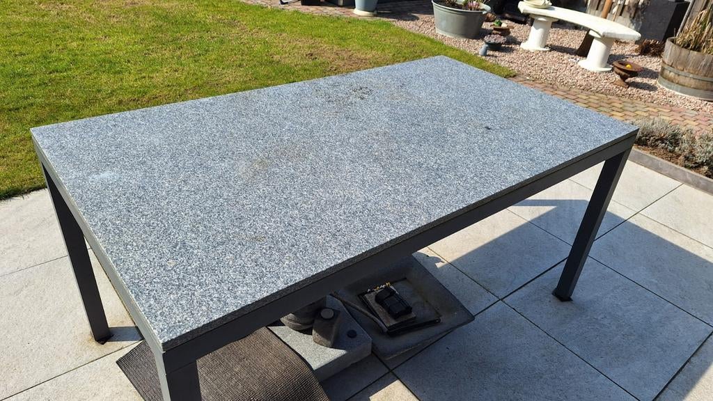 Granieten tafelblad, Ophalen, Rechthoekig, Overige materialen