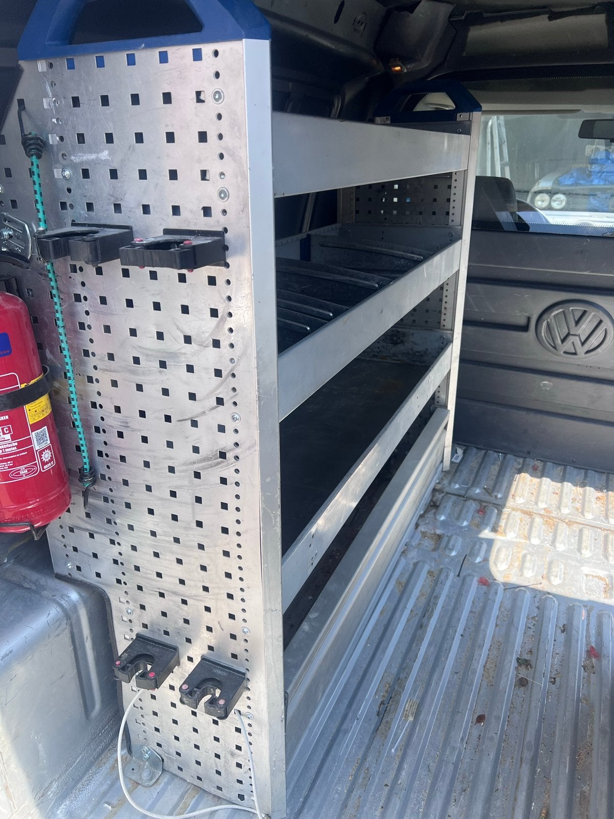 Sortimo. Bedrijfswageninrichting voor VW Caddy, Ophalen, Gebruikt
