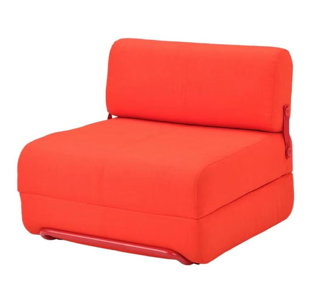 IKEA PS 2026 Slaapfauteuil, Skiftebo helderoranje, Ophalen, Modern design, Nieuw, 75 tot 100 cm