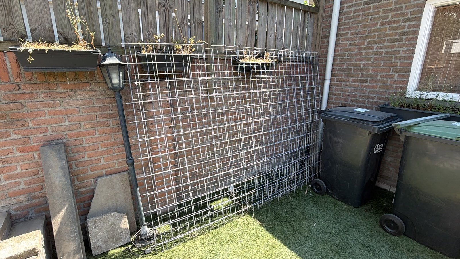 Gaashekwerk paneel - Ideaal voor tuin of erf, Ophalen, Gebruikt, IJzer, Gaashekwerk
