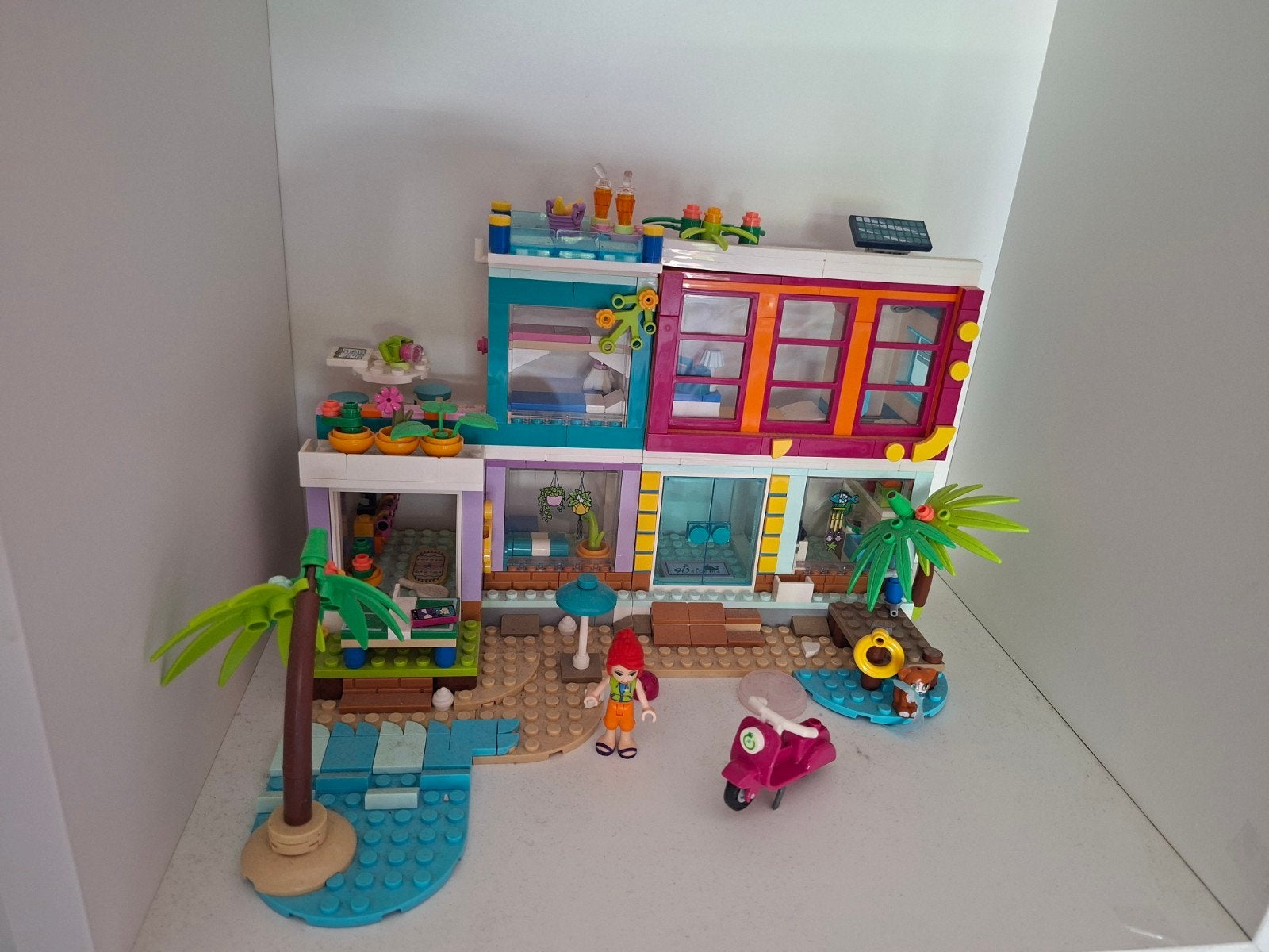 Lego Friends Strandhuis met accessoires, Ophalen of Verzenden, Gebruikt, Overige merken