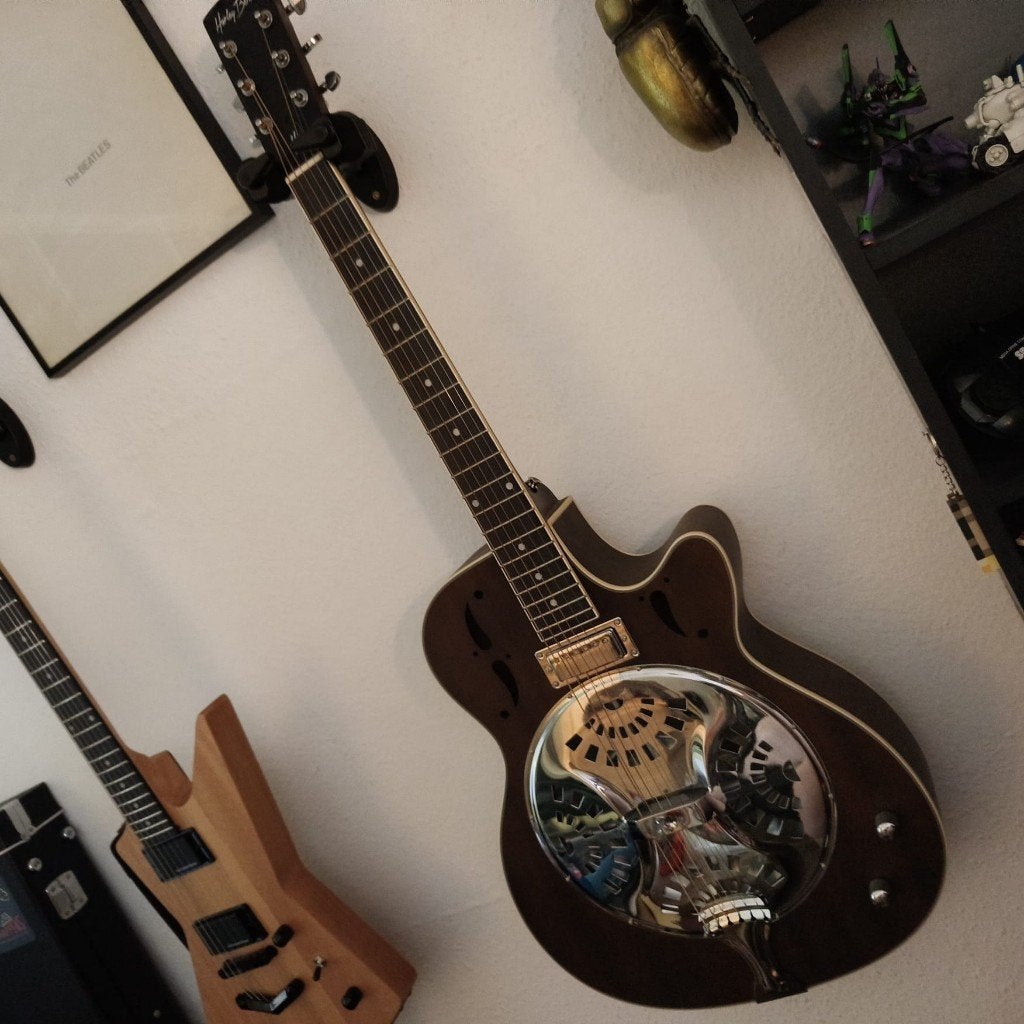 Harley Benton Custom Line N-150CE Natural – Resonator Gitaar, Muziek en Instrumenten, Snaarinstrumenten | Gitaren | Akoestisch