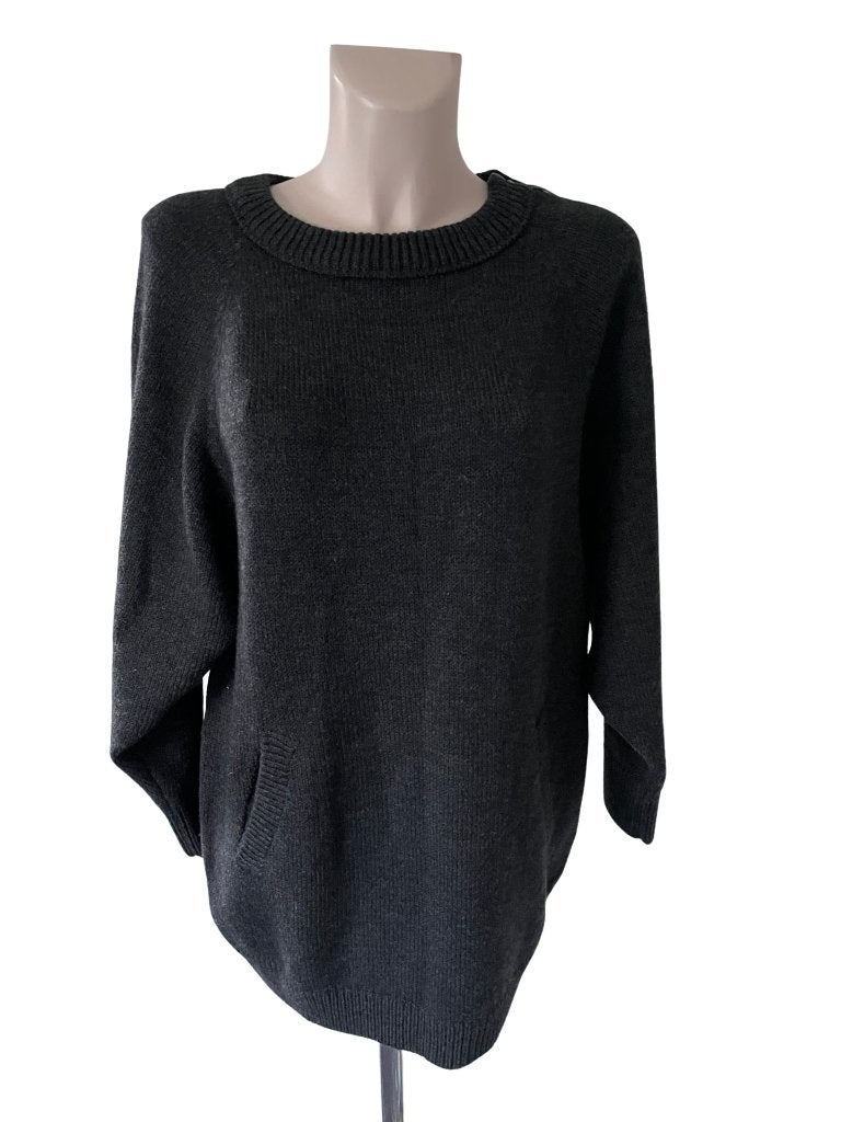 Marc Cain jurk L, Kleding | Dames, Maat 38/40 (M), Ophalen of Verzenden, Zo goed als nieuw, Grijs