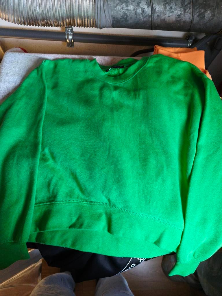 Swaeter trui groen maat S Zara, Ophalen of Verzenden, Zo goed als nieuw, Maat 38/40 (M), Groen