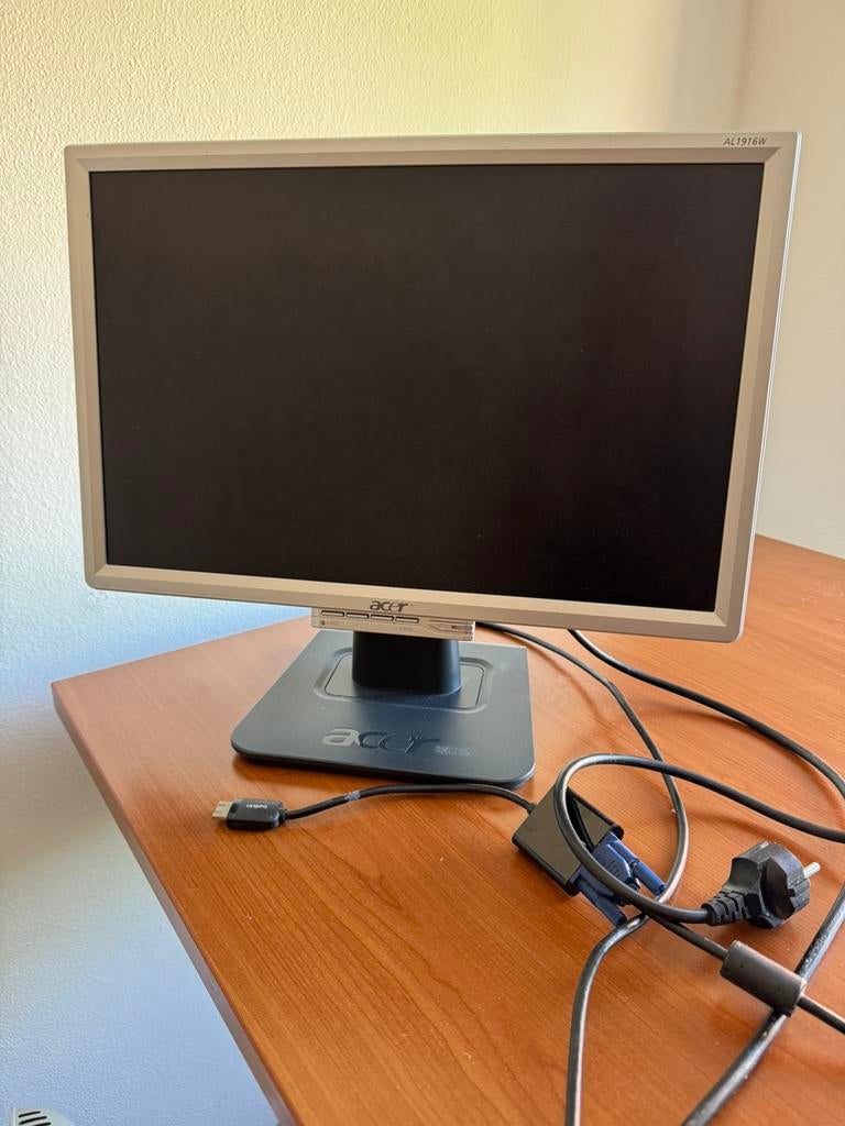 Acer beeldscherm, Computers en Software, Monitoren, Ophalen, Full HD, 60 Hz of minder, Gebruikt