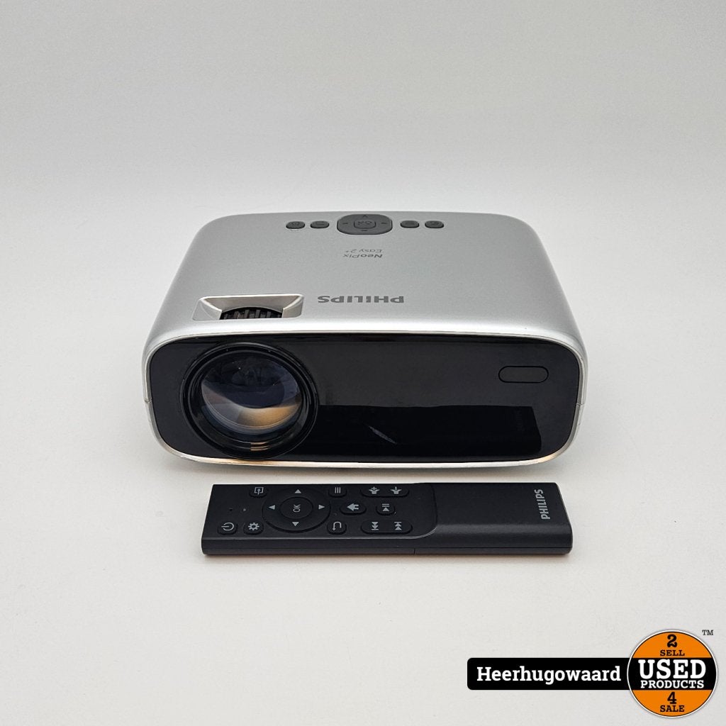 Philips NeoPix Easy 2+ HD Ready Beamer NPX442 - Nette Staat, Audio, Tv en Foto, Beamers, Philips, Gebruikt, Support@philips.com
