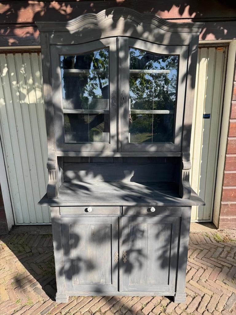 Servieskastje, Huis en Inrichting, Kasten | Vitrinekasten, Ophalen, Gebruikt, Met deur(en), Antiek look