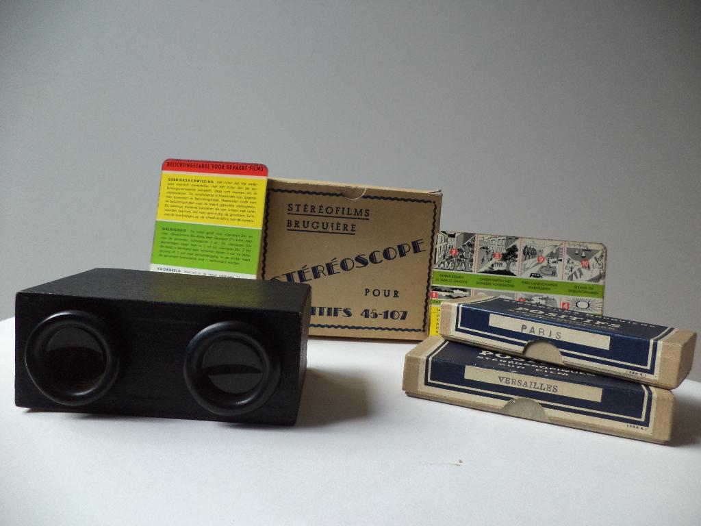 Antiek stereoscope stéréofilms brugière stereoscopie camera, Ophalen of Verzenden, Zo goed als nieuw, Compact, Overige Merken