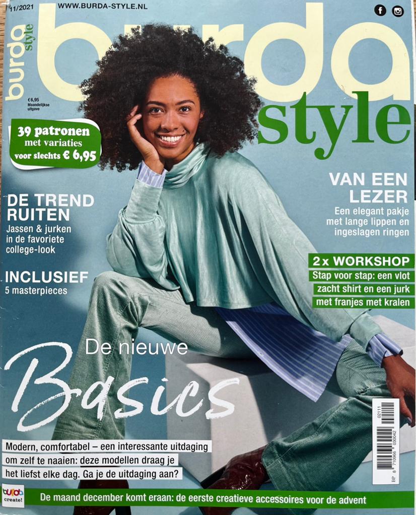 Burda 11/2021, Boeken, Ophalen of Verzenden, Zo goed als nieuw
