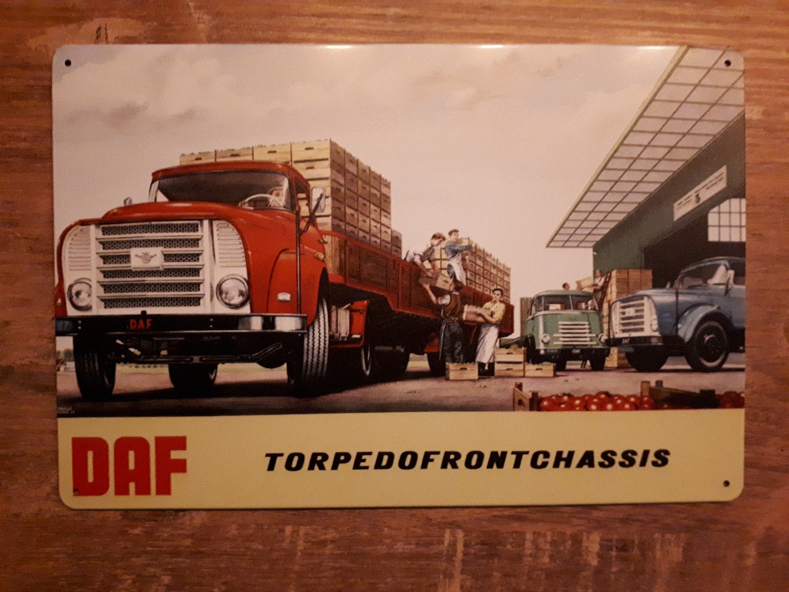 Daf 20x30 cm Metalen Reclamebord, Overige merken, Verzenden, Groter dan 1:32, Nieuw