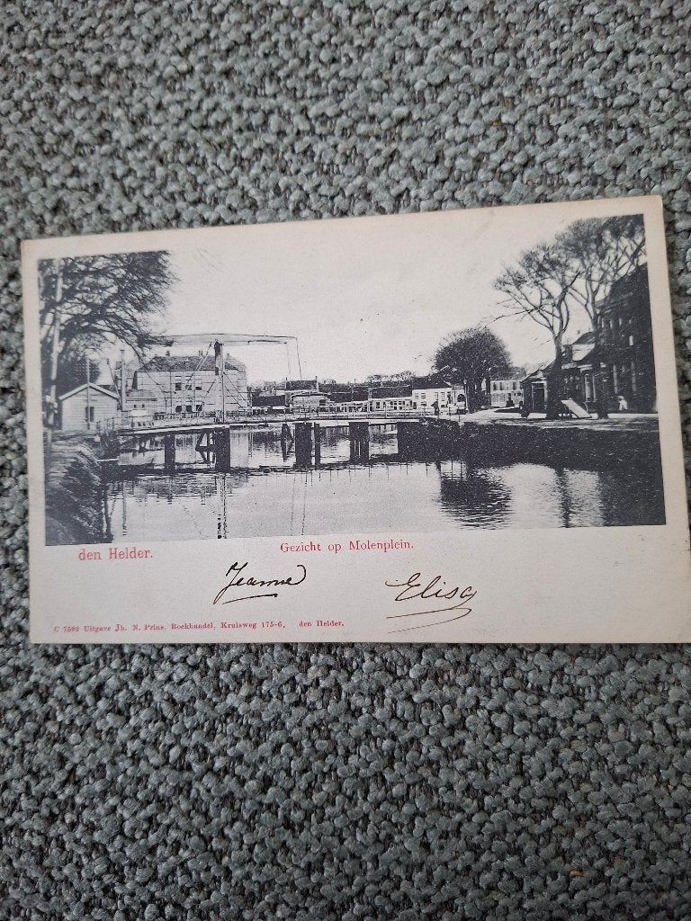 den helder, Ophalen of Verzenden, Voor 1920, Gelopen, Noord-Holland
