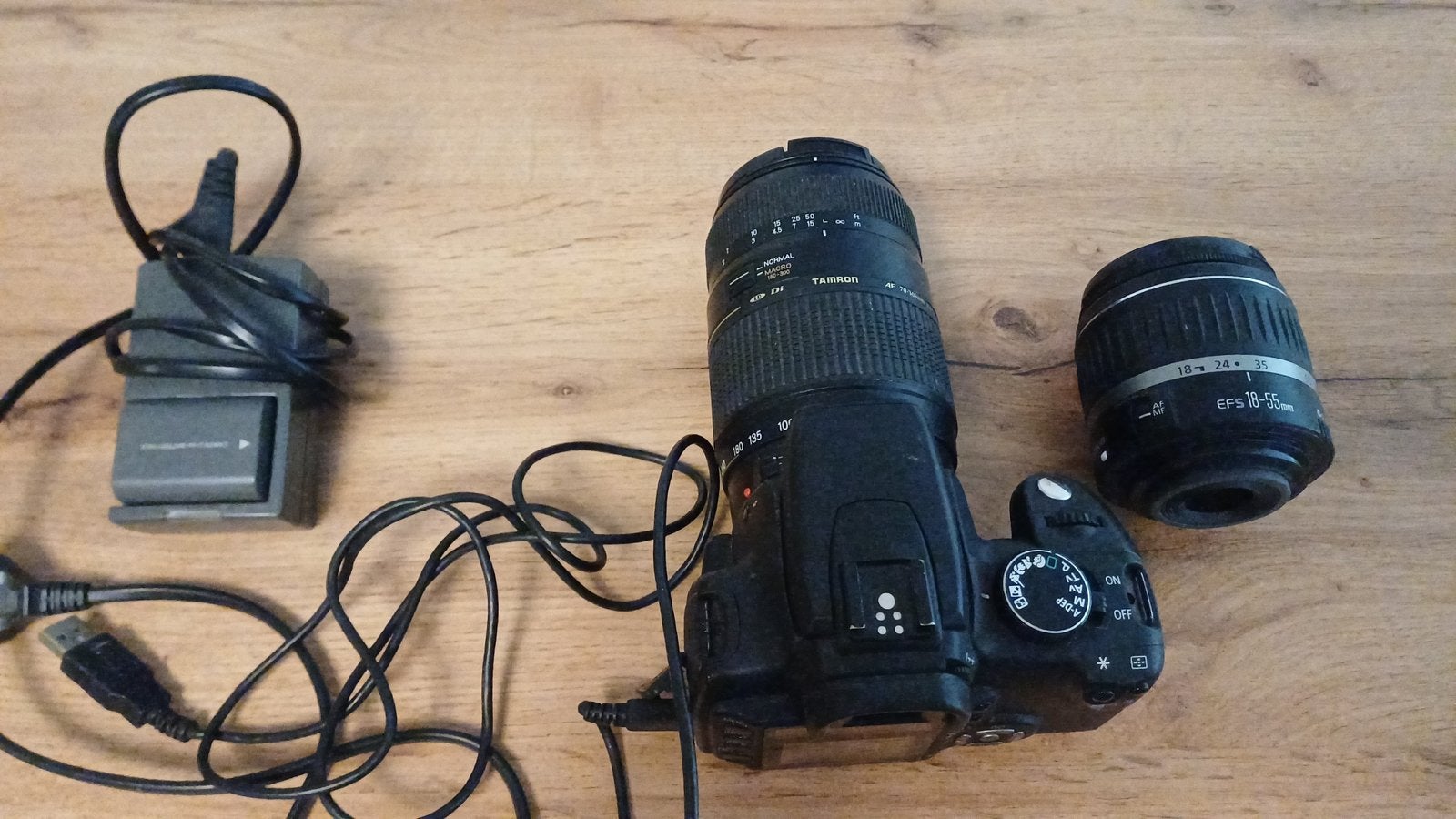 Canon EOS Spiegelreflexcamera met Tamron en Canon lenzen, Gebruikt, Spiegelreflex, Canon, Ophalen of Verzenden