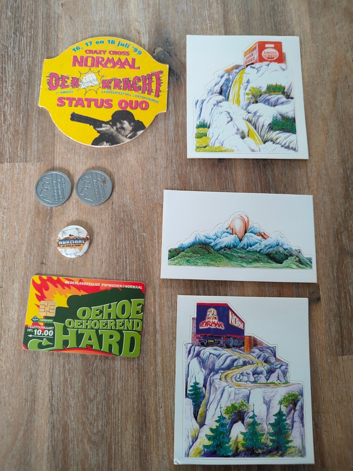 Normaal en Status Quo Memorabilia - Crazy Cross '99, Ophalen of Verzenden, Gebruikt
