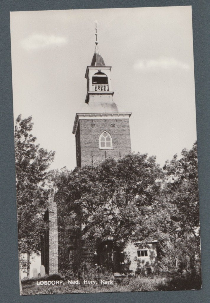 Losdorp (nabij Spijk en Godlinze) - Ned Herv Kerk, Verzenden, 1960 tot 1980, Ongelopen, Groningen
