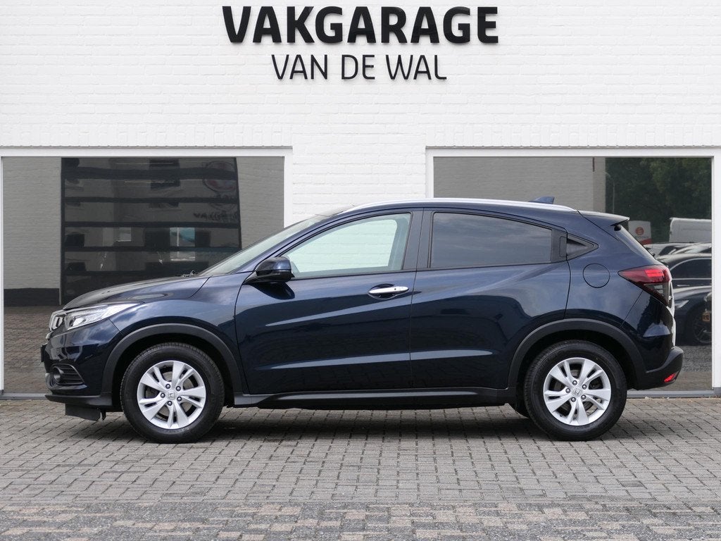 Honda HR-V 1.5 i-VTEC Executive | Panoramadak | Half leder |, Auto's, Honda, Blauw, Leder en Stof, Bedrijf, 650 kg