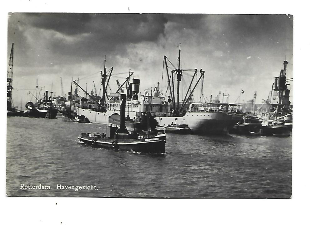 Rotterdam - Havengezicht, Verzenden, 1940 tot 1960, Ongelopen, Zuid-Holland