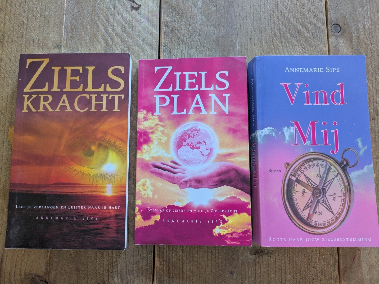 Boeken Annemarie Sips: Zielskracht, Zielsplan, Vind Mij, Ophalen of Verzenden, Zo goed als nieuw, Annemarie Sips, Spiritualiteit algemeen