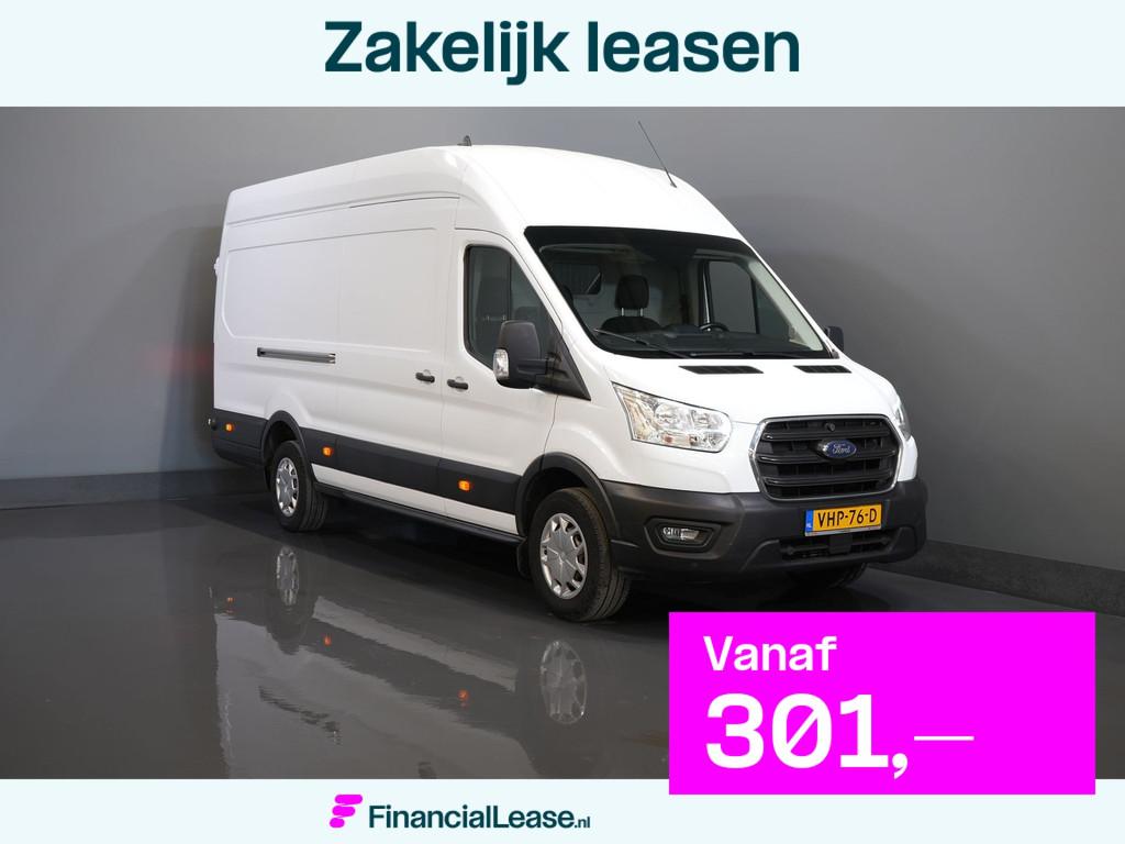 Ford Transit 2.0 TDCI 170 pk L4H3 Trend RWD Jumbo 270GrDeure, Euro 6, 4 cilinders, 2800 kg, Wit