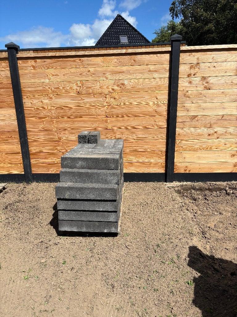 Stapelblokken tuin, Tuin en Terras, Bielzen en Borders, Ophalen, Blok, Nieuw, Minder dan 25 cm
