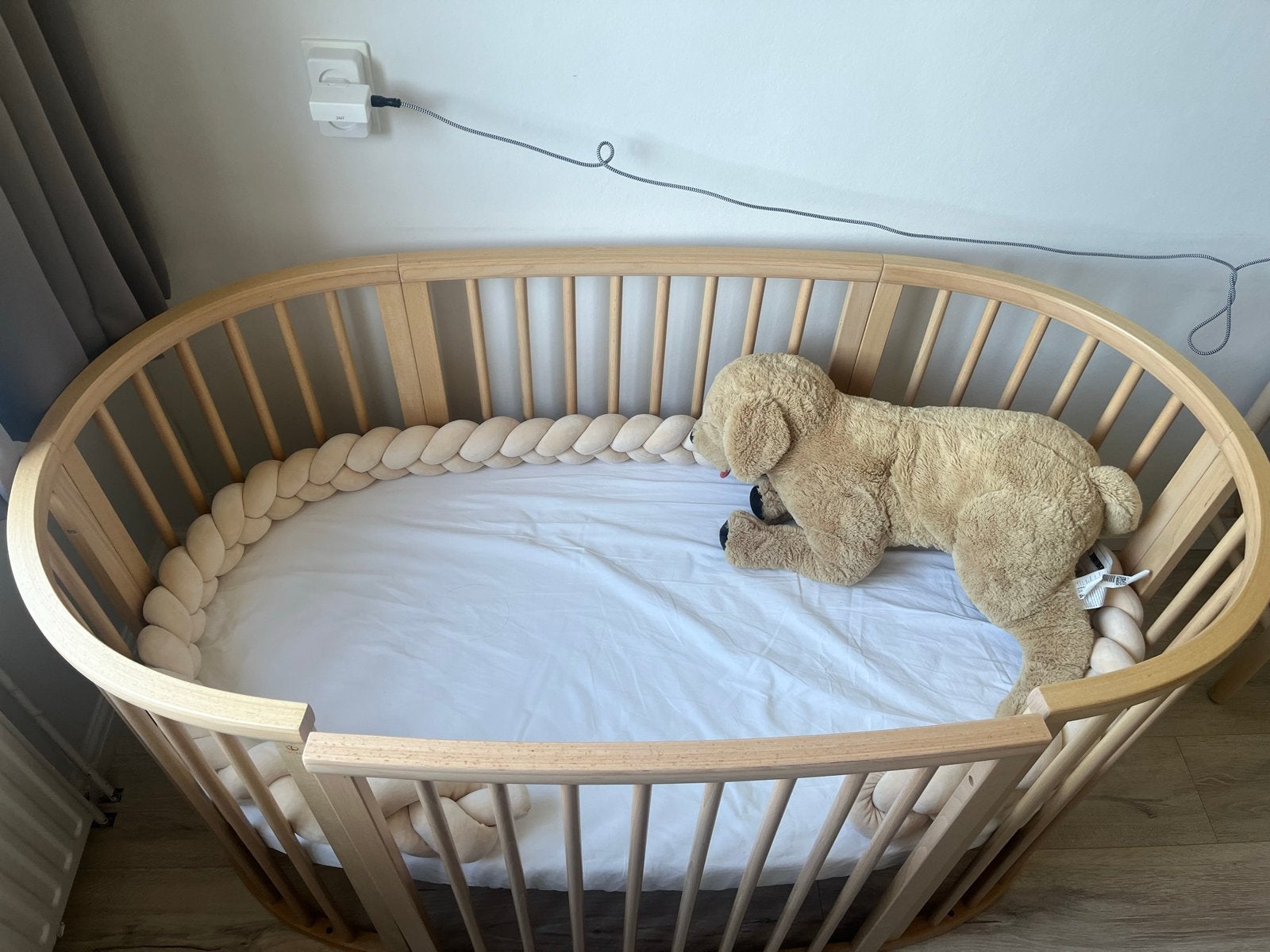 Stokke Sleepi Peuter bed Ledikant+matras, Ophalen, Zo goed als nieuw, Ledikant