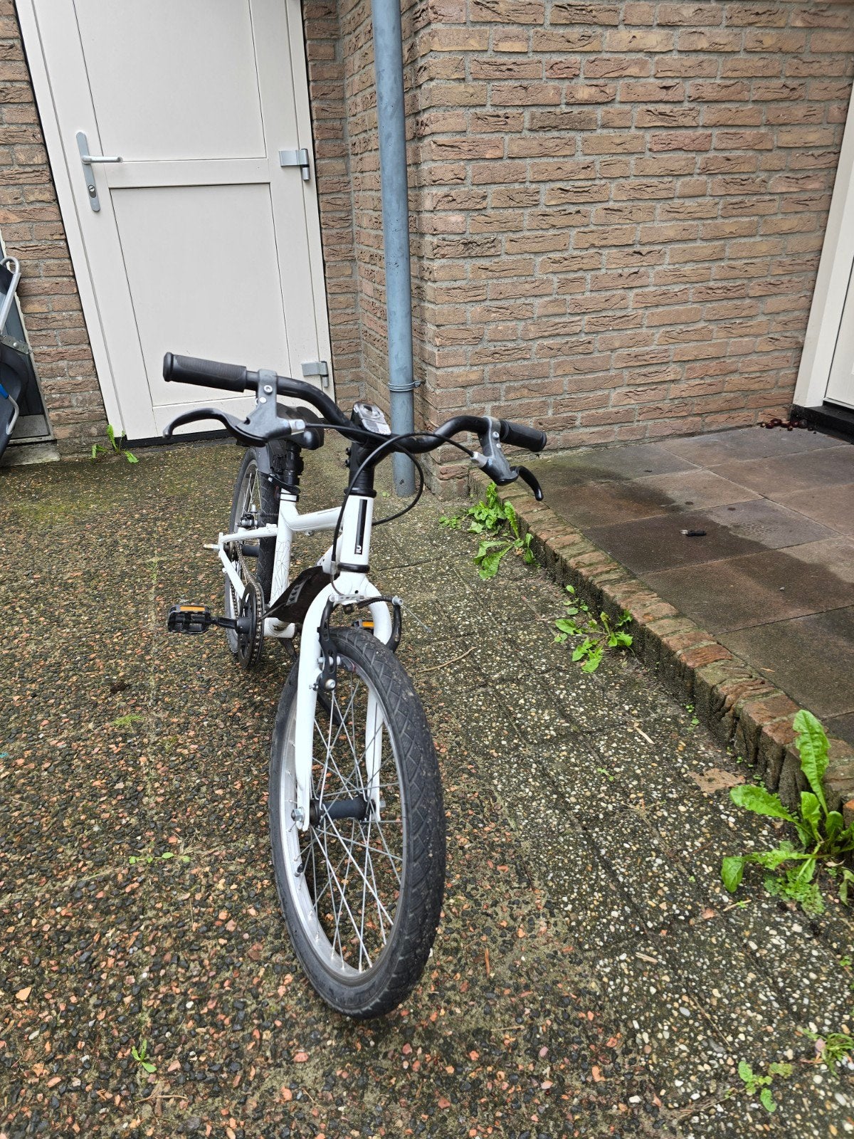 Kinderfiets Riverside - Wit, 20 inch, Fietsen en Brommers, Ophalen, 20 inch of meer, Gebruikt, Velgrem