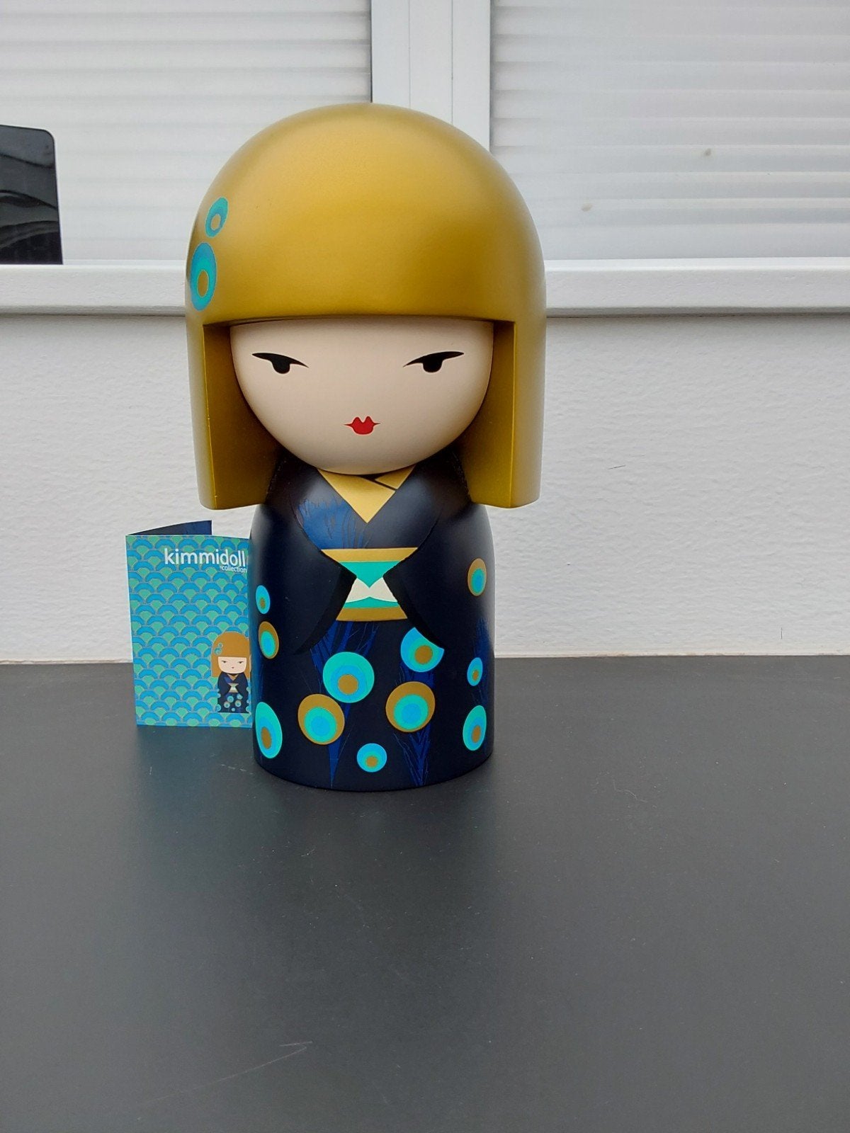 Kimmidoll Chiaku 'Laughter' Kokeshi Pop (extra maxi) 20 cm, Ophalen of Verzenden, Zo goed als nieuw