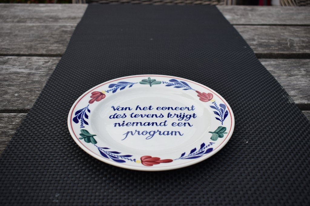 TE KOOP BOERENBONT, Ophalen of Verzenden, Zo goed als nieuw, Bord(en), Aardewerk