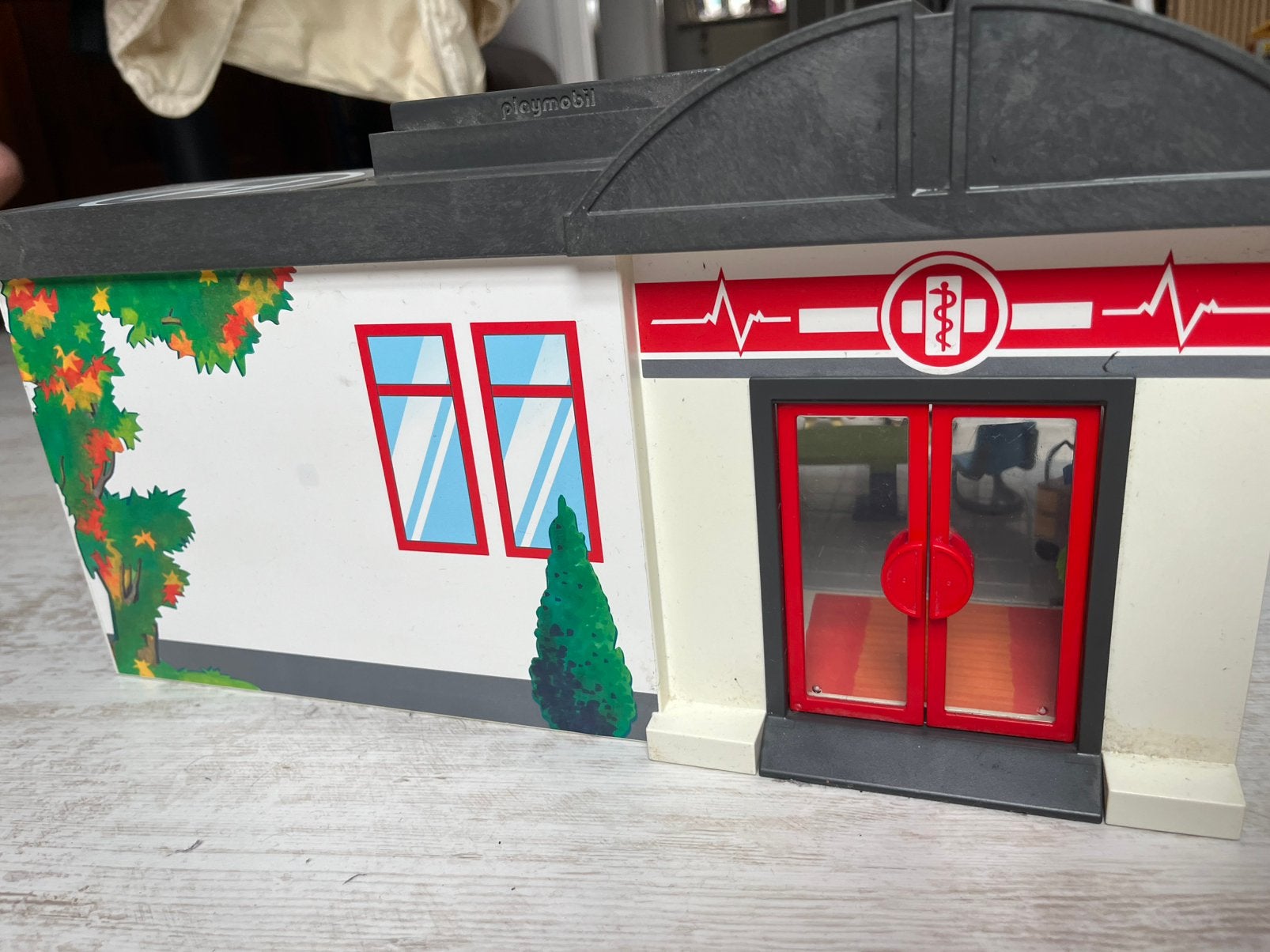 Playmobil ziekenhuis, Ophalen, Gebouw, Losse onderdelen, Zo goed als nieuw