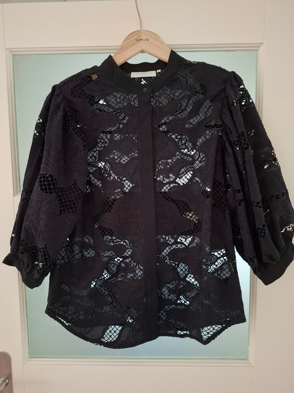 Copenhagen Muse Zwarte Kanten Blouse Maat L, Copenhagen Muse, Zwart, Maat 42/44 (L), Ophalen of Verzenden