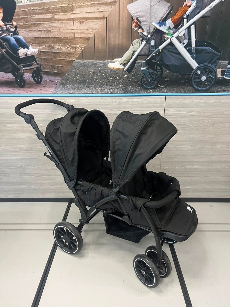 Deryan Elena Duo Buggy - Dubbele Buggy - Compact - Zwart