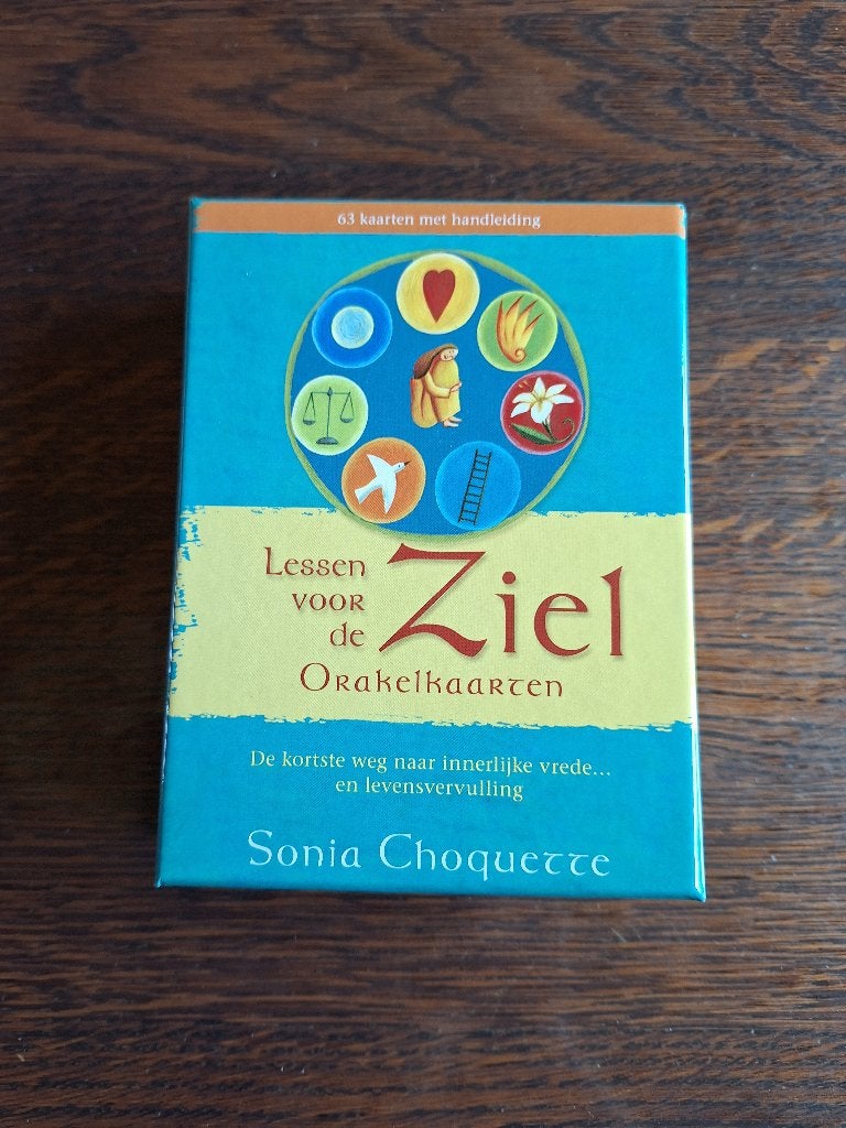 Lessen voor de ziel orakelkaarten Sonia Choquette, Boeken, Ophalen of Verzenden, Zo goed als nieuw, Tarot of Kaarten leggen, Overige typen