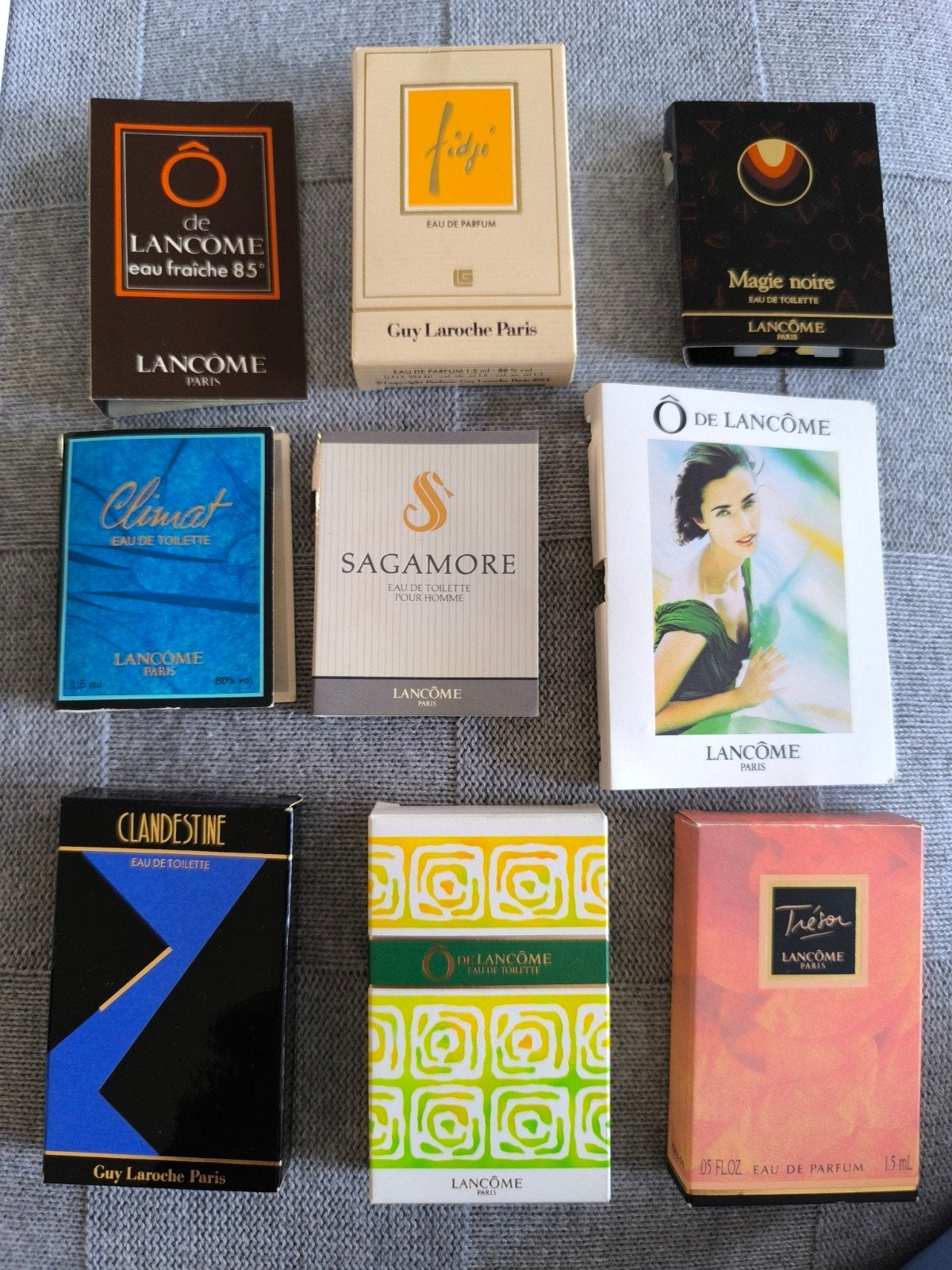 Vintage parfum samples Lancôme en Guy Laroche, Verzenden, Nieuw