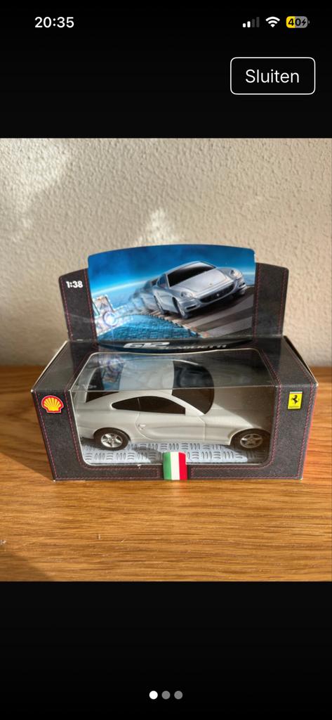 Schaalmodel Ferrari 612 Scaglietti - Shell V-Power, Ophalen of Verzenden, Nieuw, Auto, Overige merken