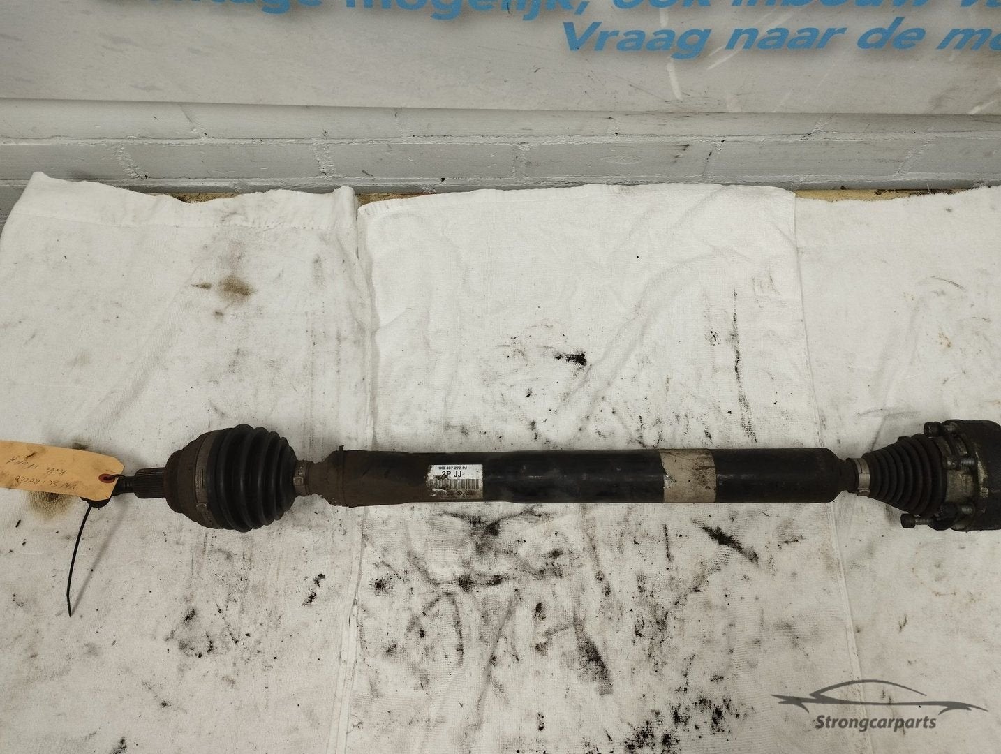 aandrijfas VW Scirocco rechts 1K0407272PJ, Gebruikt, -, Volkswagen, -