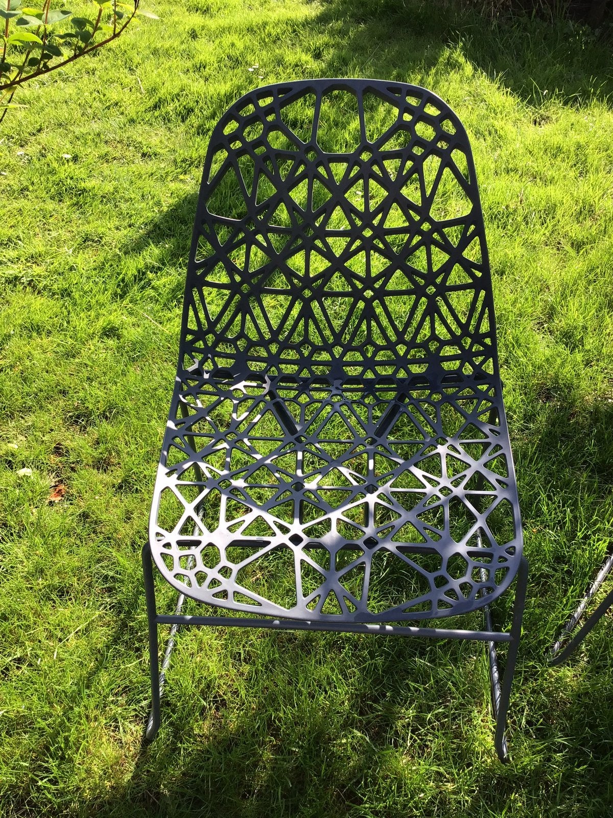 Design tuinstoel, Ophalen of Verzenden, Gebruikt, Kunststof, Stapelbaar