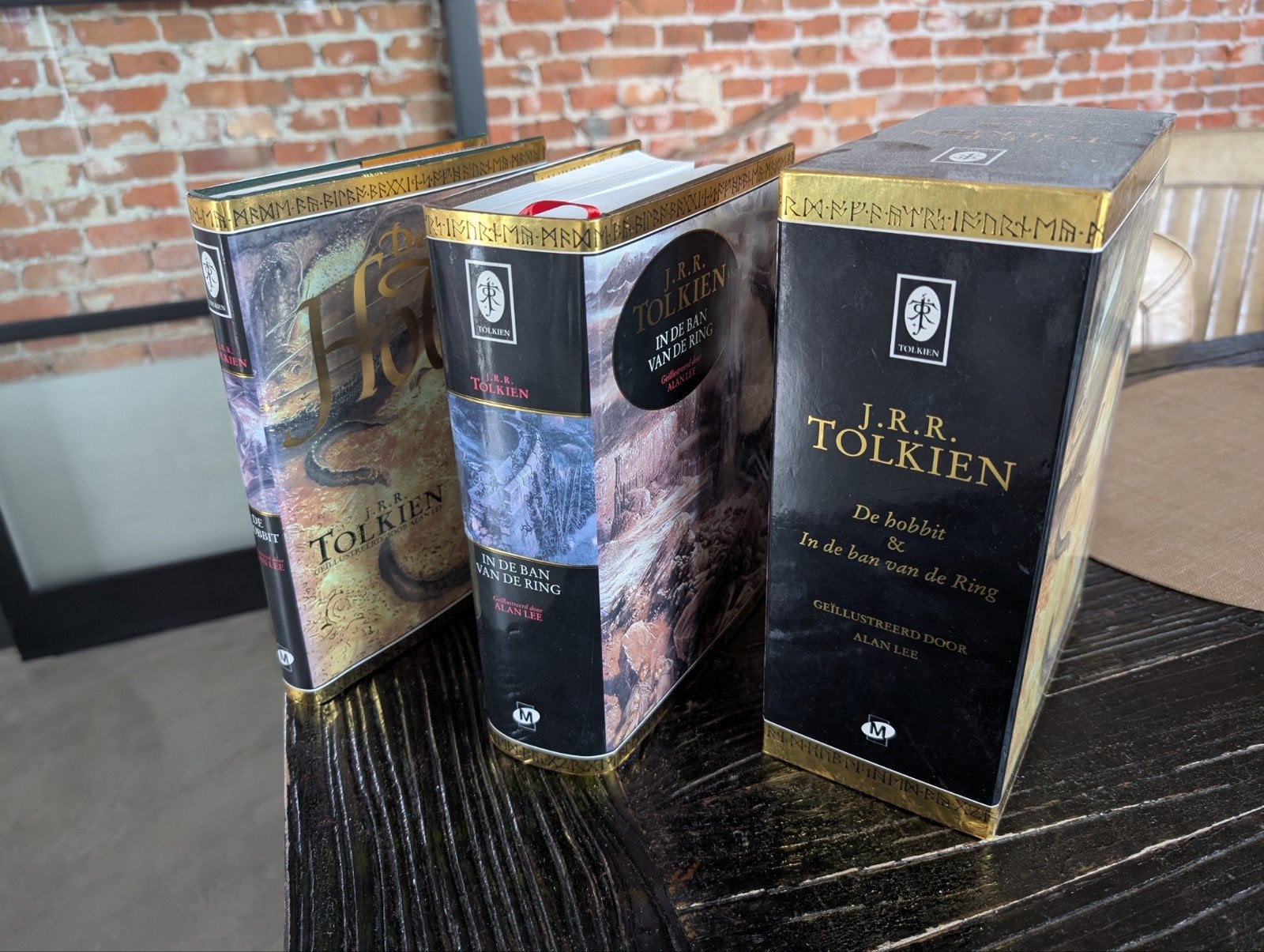 Unieke set bundel De Hobbit & In de Ban van de Ring - Geïllu, Boeken, Ophalen of Verzenden, Zo goed als nieuw, J.R.R. Tolkien