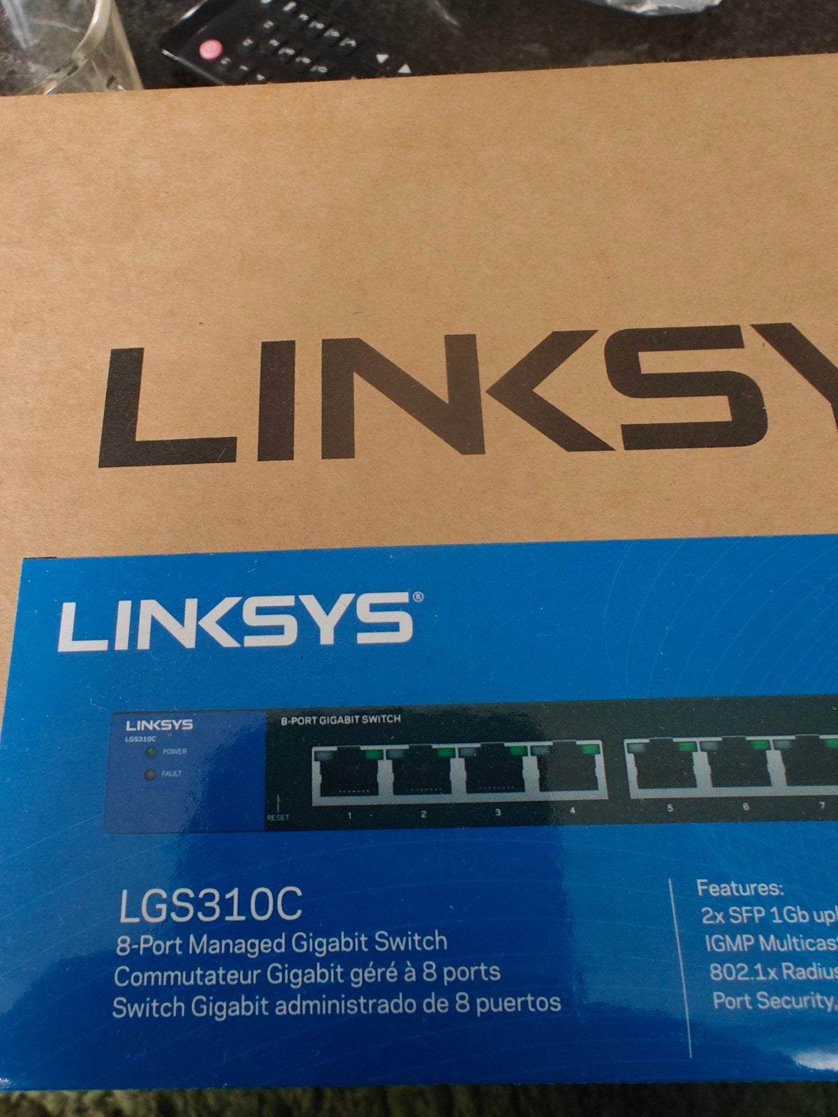Linksys LGS310C 8-Poorts Managed Gigabit Switch, Ophalen of Verzenden, Nieuw