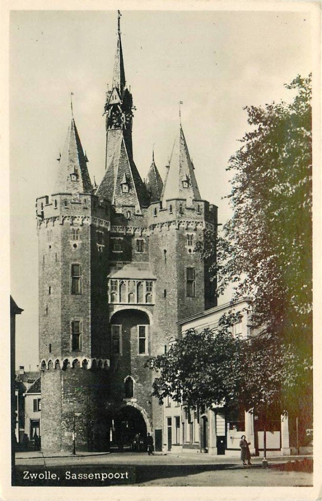 388-169-009 Zwolle Sassenpoort, Ophalen of Verzenden, Voor 1920, Overijssel