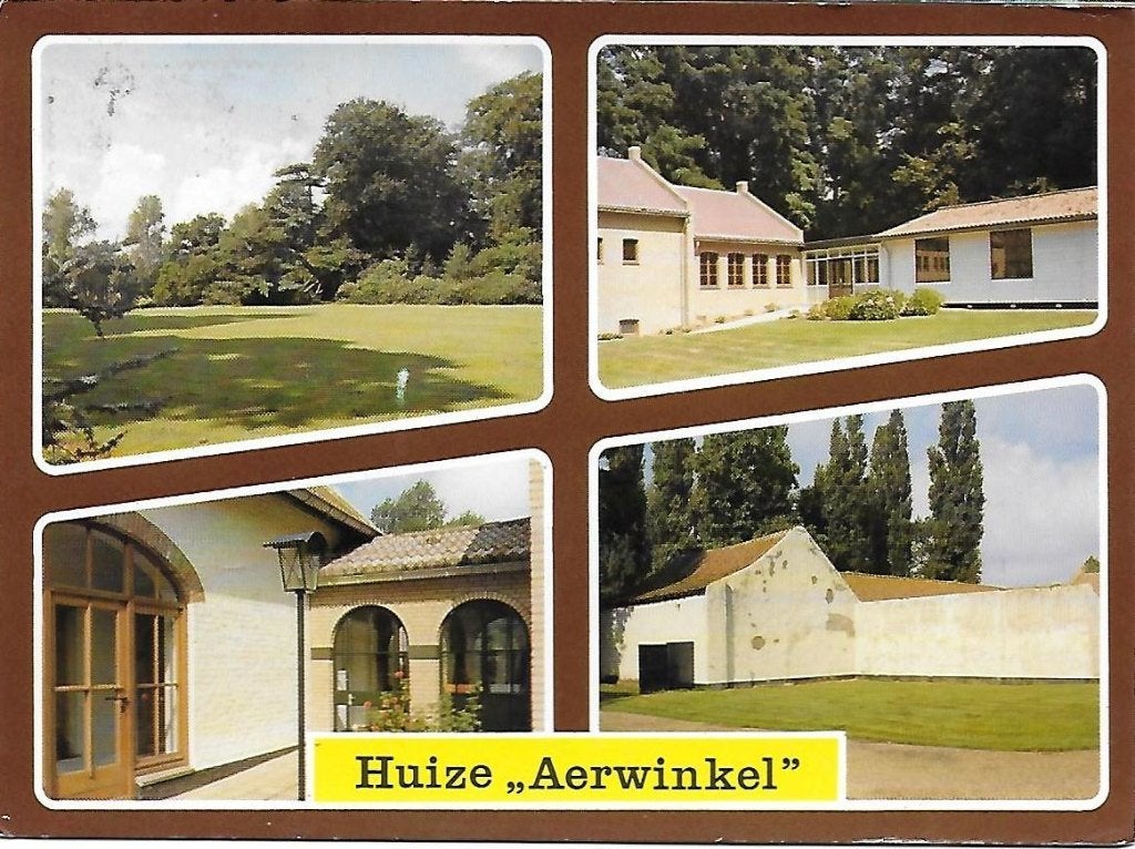Posterholt Huize Aerwinkel Gelopen Ansichtkaart ( A1050), Verzamelen, Ansichtkaarten | Nederland, Ophalen of Verzenden, Voor 1920