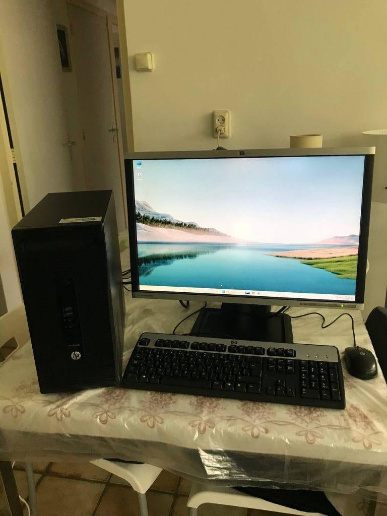 Desktop - pc, Computers en Software, Desktop Pc's, Ophalen, Gebruikt, HDD, Met monitor