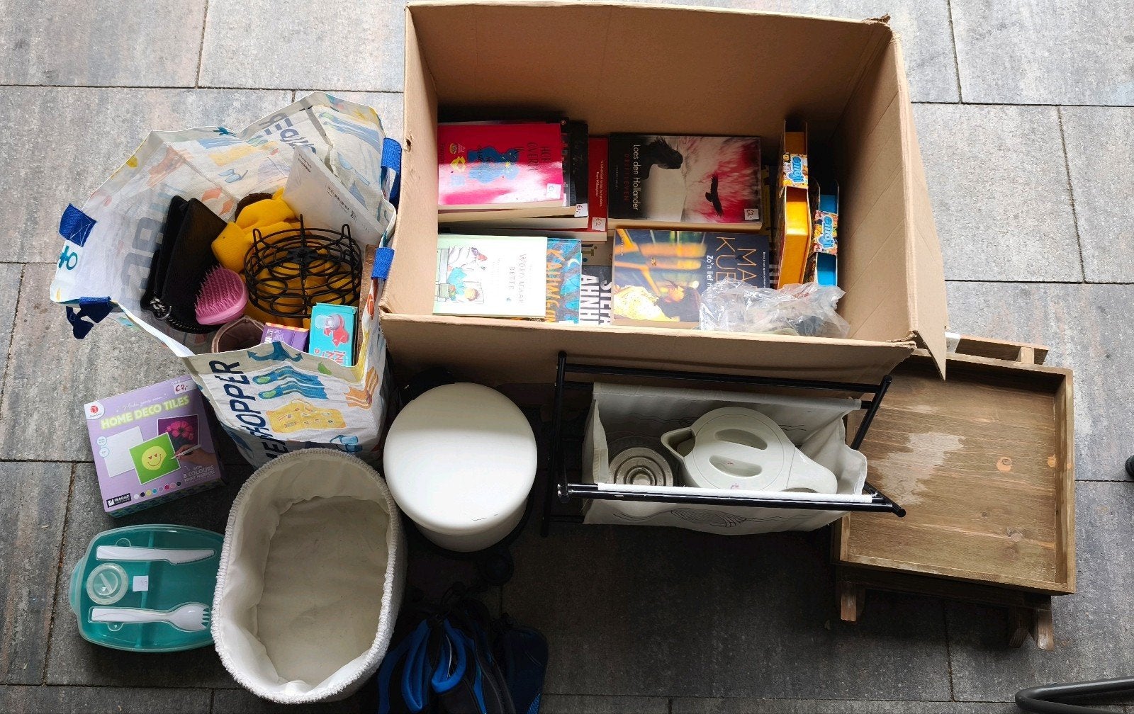 Rommelmarkt spullen gratis op te halen, Diversen, Ophalen, Gebruikt